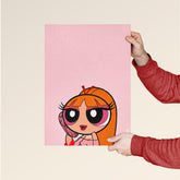 Blossom Powerpuff Girls Art Poster